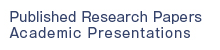 Published Research Papers Academic Presentations